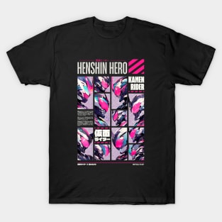 HENSHIN HERO SERIES - KAMEN RIDER T-Shirt